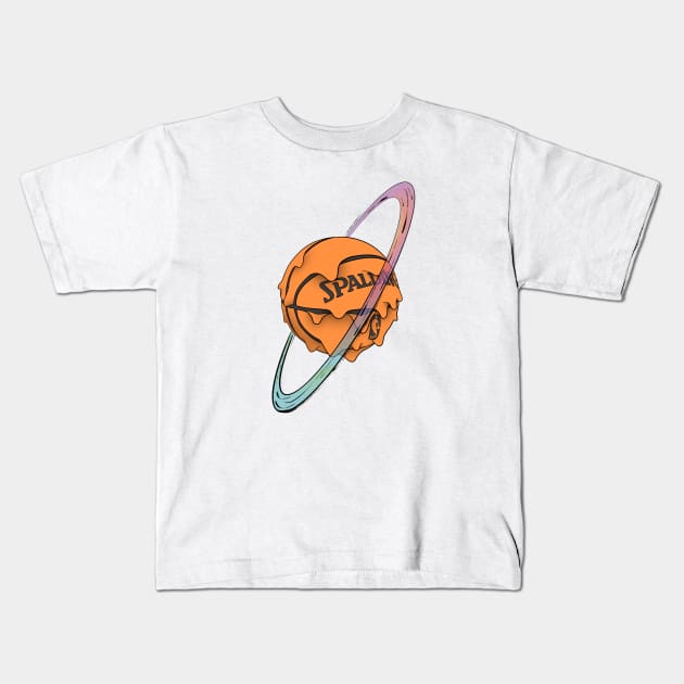 SPACE BASKETBALL Kids T-Shirt by NeoDesign